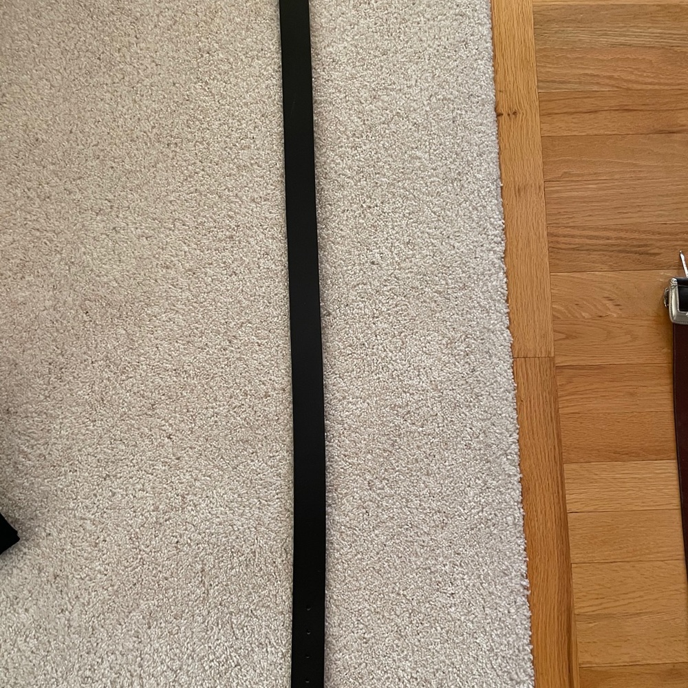 Black Leather Belt